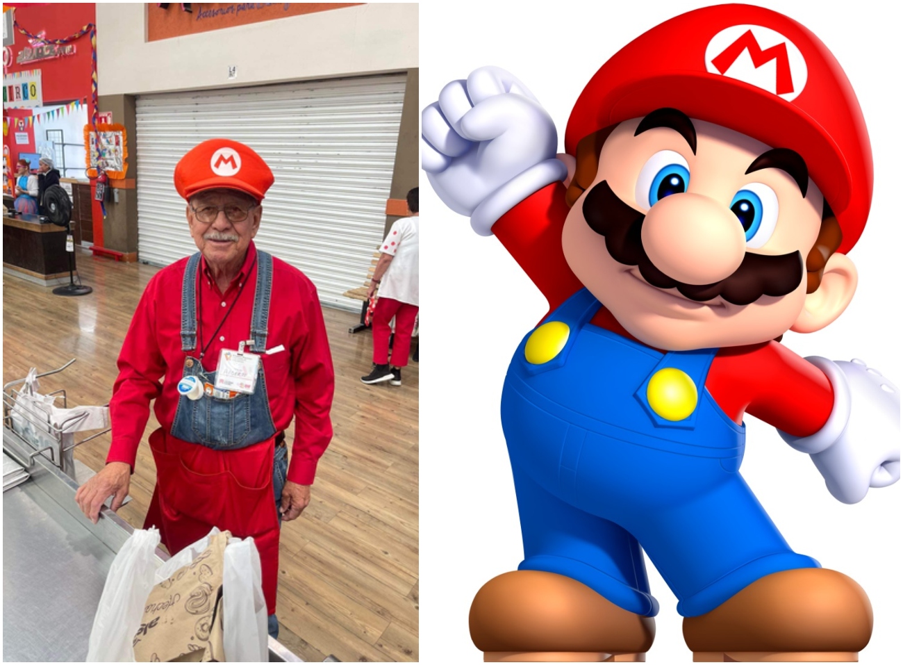 Abuelito sorprende con disfraz de Mario Bros en el Día del Niño - Tikitakas