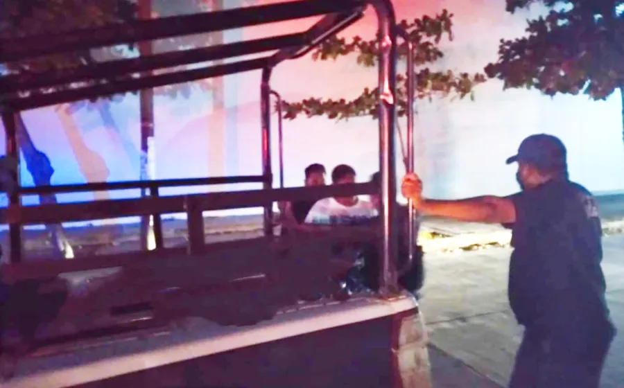 Choque en Ciudad Ixtepec