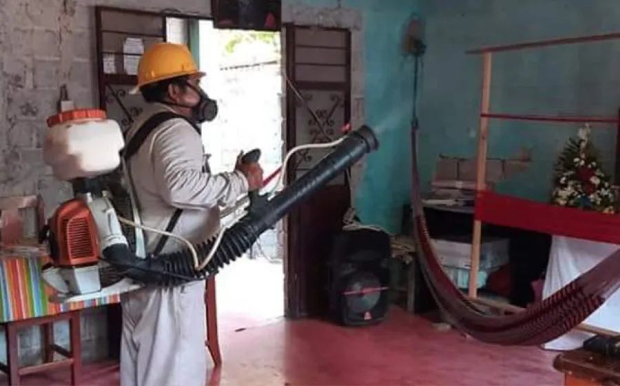 Fumigación contra el dengue