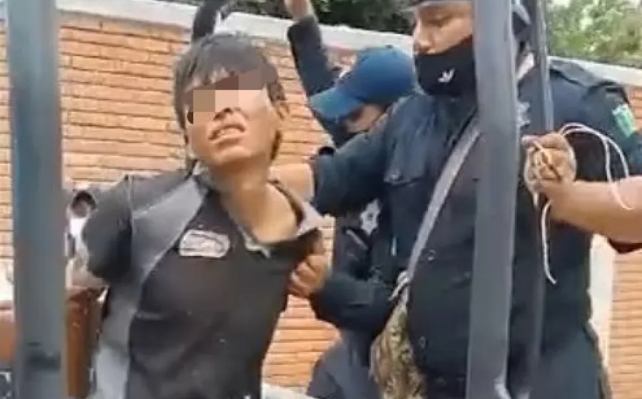 Joven detenido