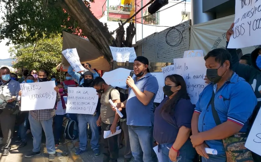 protesta elecciones ikoots 