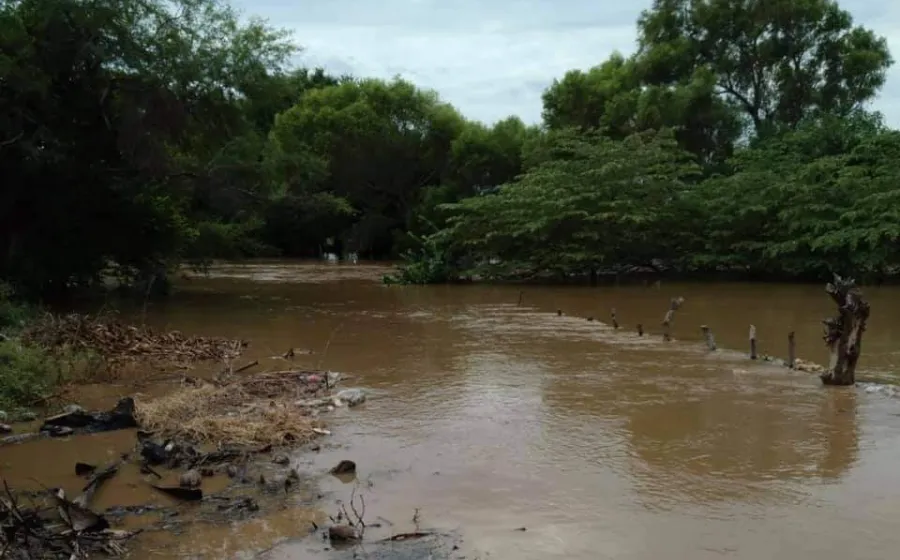 Incremento de nivel de río