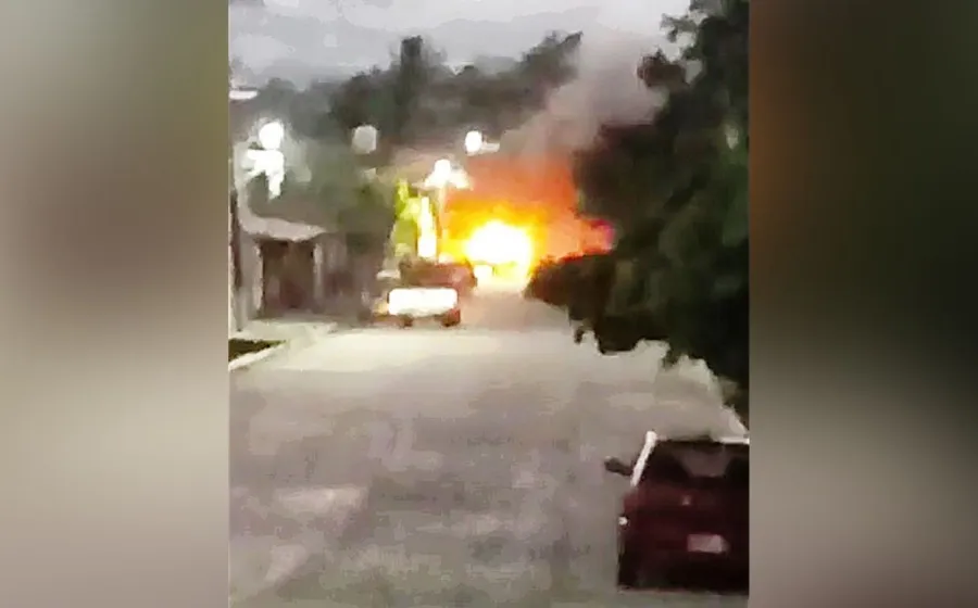 Captura del incendio