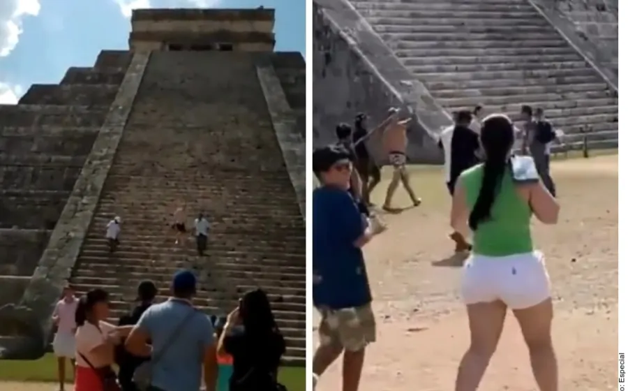 turista_golpes_ chichen_itza