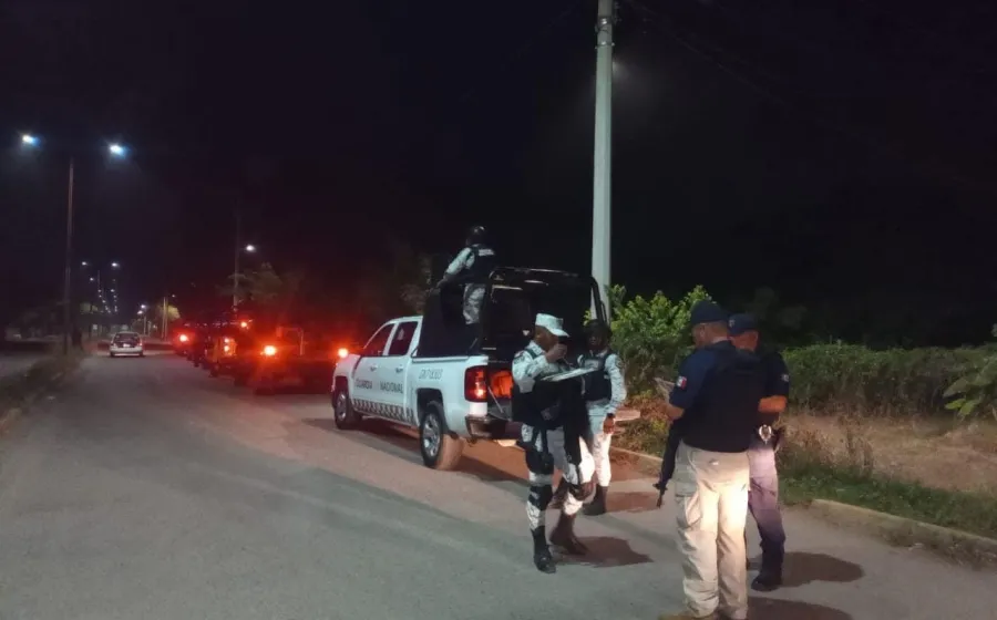Diversas corporaciones policiacas participan en los operativos, principalmente de noche y madrugada.