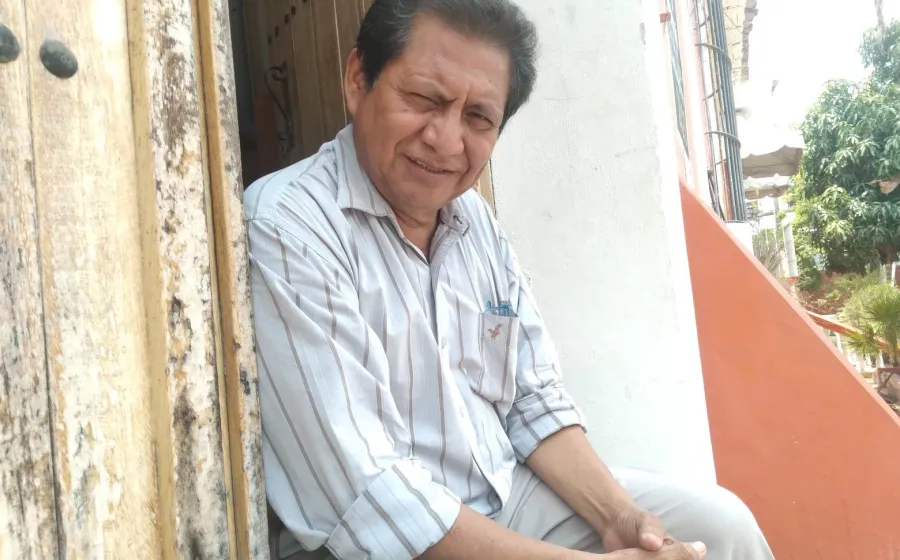 Mario Mecott Francisco, actual director de la Casa de la Cultura de Tehuantepec. 