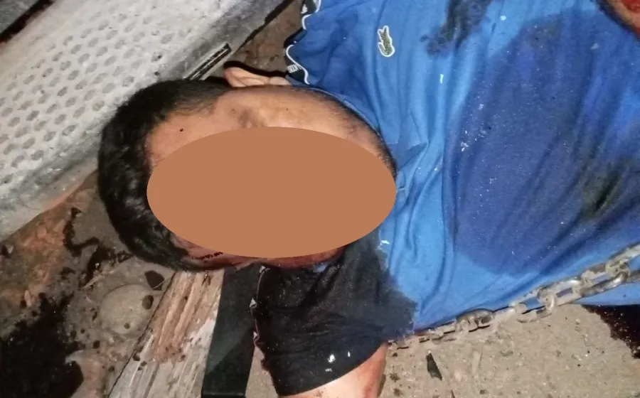 El infortunado fue identificado con el nombre de Jehú M., vecino de La Ventosa, Juchitán.