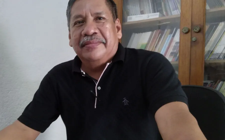 Luis Manuel Antonio Rasgado, supervisor escolar de la zona 132 con residencia en Santo Domingo Tehuantepec.