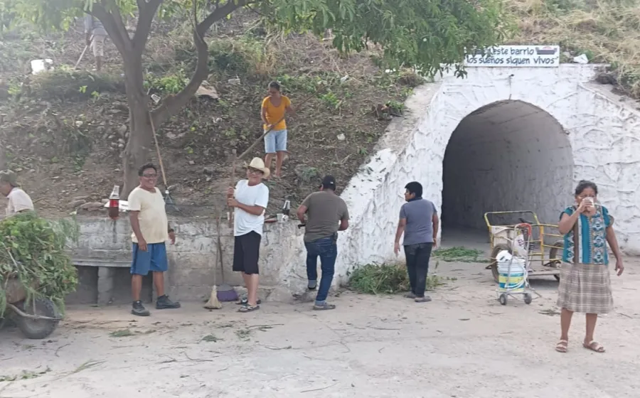Los vecinos se organizaron porque el lugar estaba siendo utilizado como tiradero.