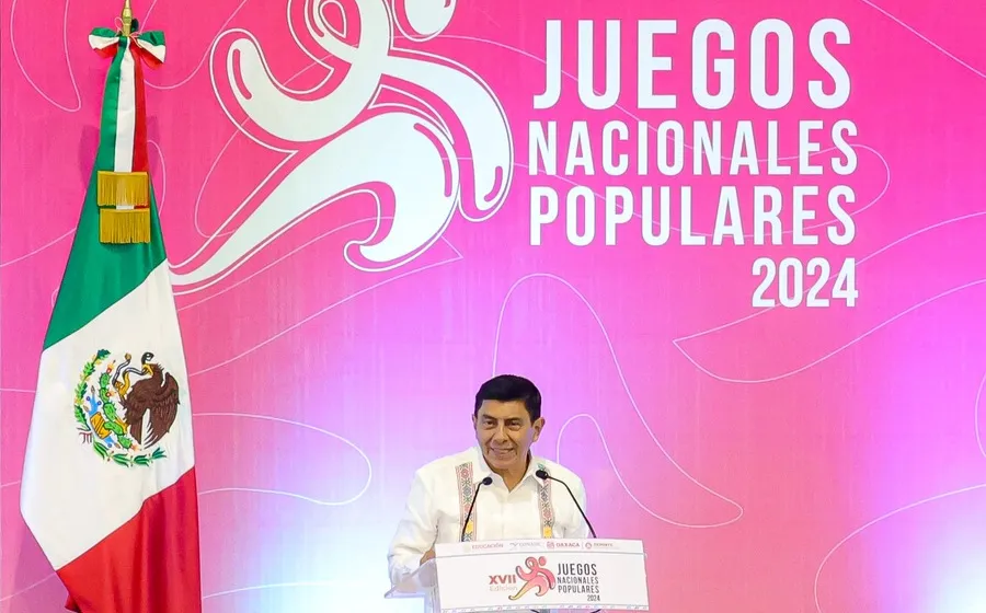El Gobernador Salomón Jara Cruz inauguró este encuentro nacional que se desarrolla por primera vez en la entidad del 18 al 26 de agosto. Foto: Cortesía
