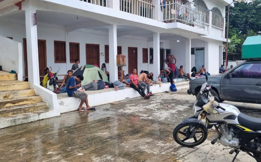 La caravana cumple este miércoles un mes de haber salido del Suchiate, Chiapas.