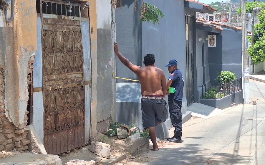 Los hechos tuvieron lugar en el barrio Laborío de Tehuantepec. 