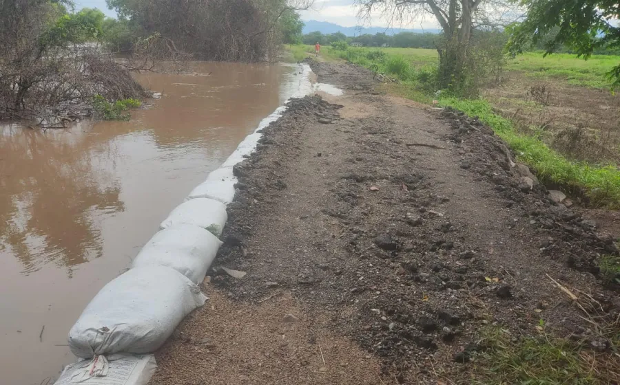 Las autoridades municipales de la zona mantienen un monitoreo sobre el afluente.