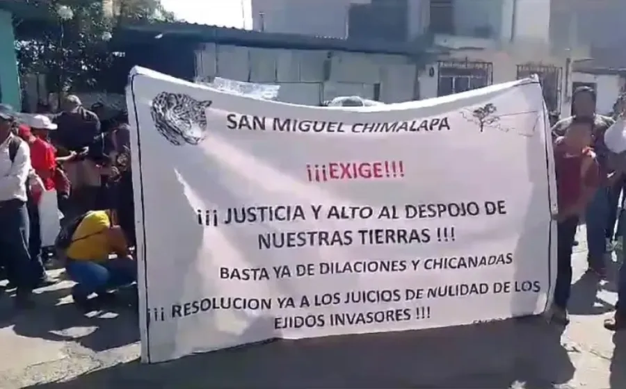 Los comuneros chimas también mantienen una disputa con Niltepec y Zanatepec.