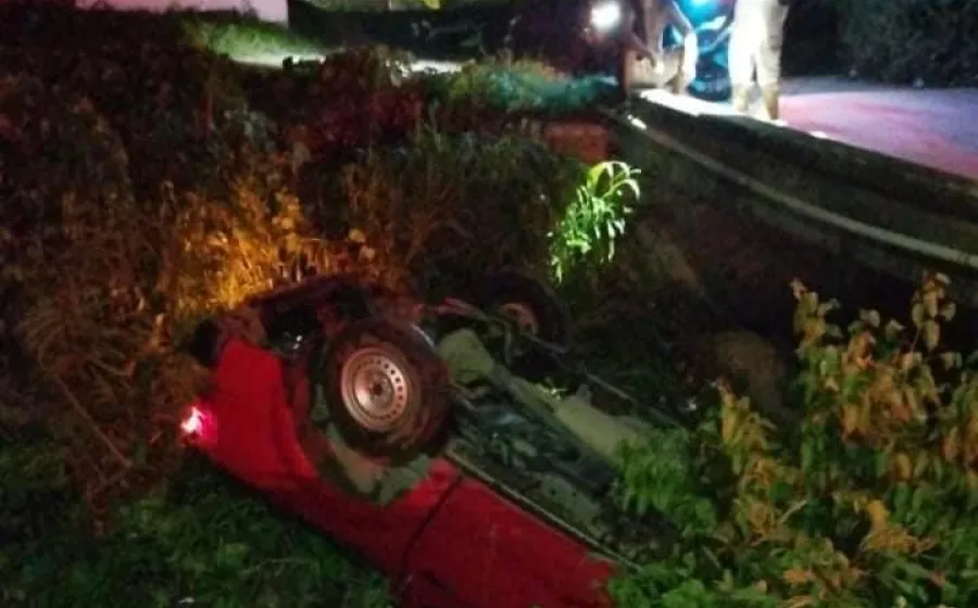 La camioneta finalmente fue llevada al corralón. 