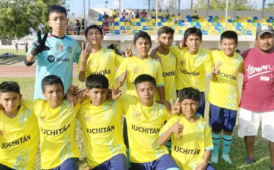 Deportivo Juchitán es uno de los líderes de la categoría sub 13.