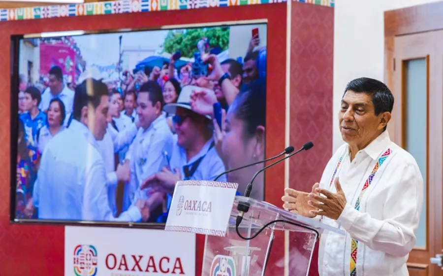 El gobernador hizo un balance sobre el inicio de la máxima fiesta de los oaxaqueños. 