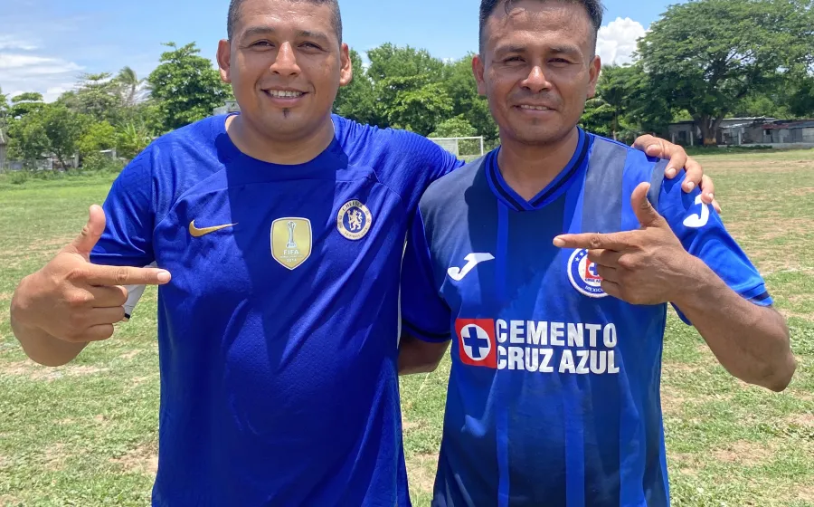 Los autores de los goles de Guacamayos. 