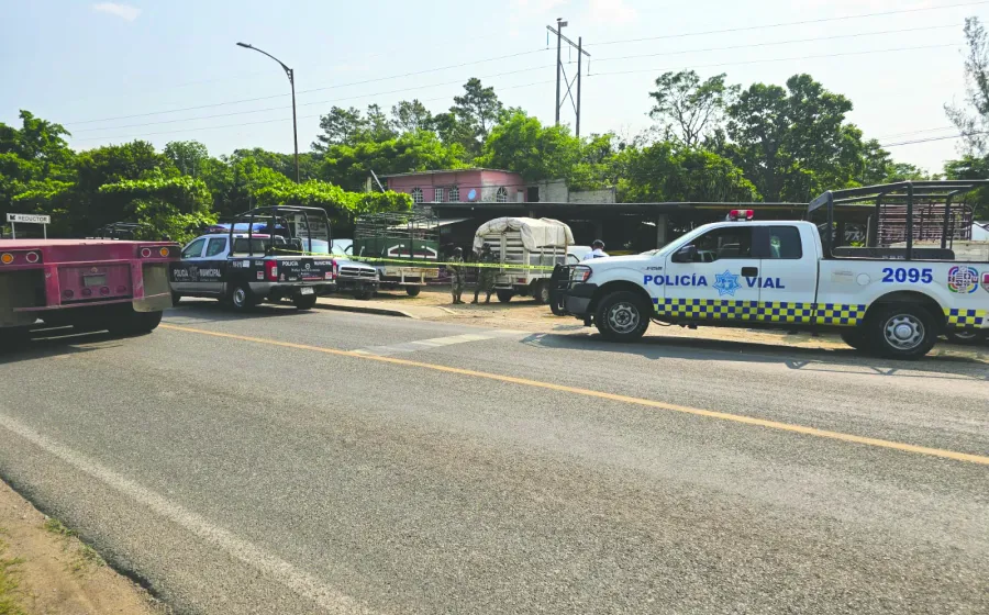 El lugar fue acordonado por elementos de la Policía Municipal.