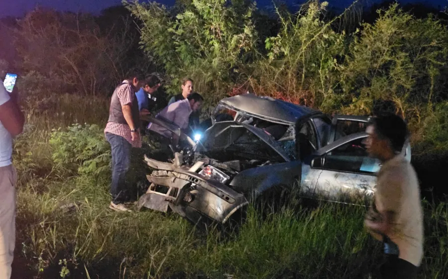 El accidente ocurrió en la carretera de Juchitán a Tehuantepec.
