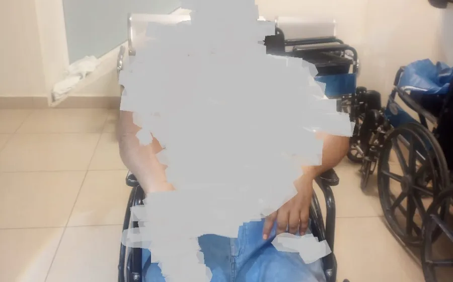 El taquero fue auxiliados por elementos de la policía municipal. 