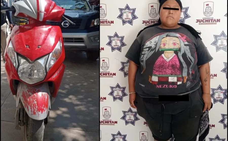 detenida_ moto_ robada