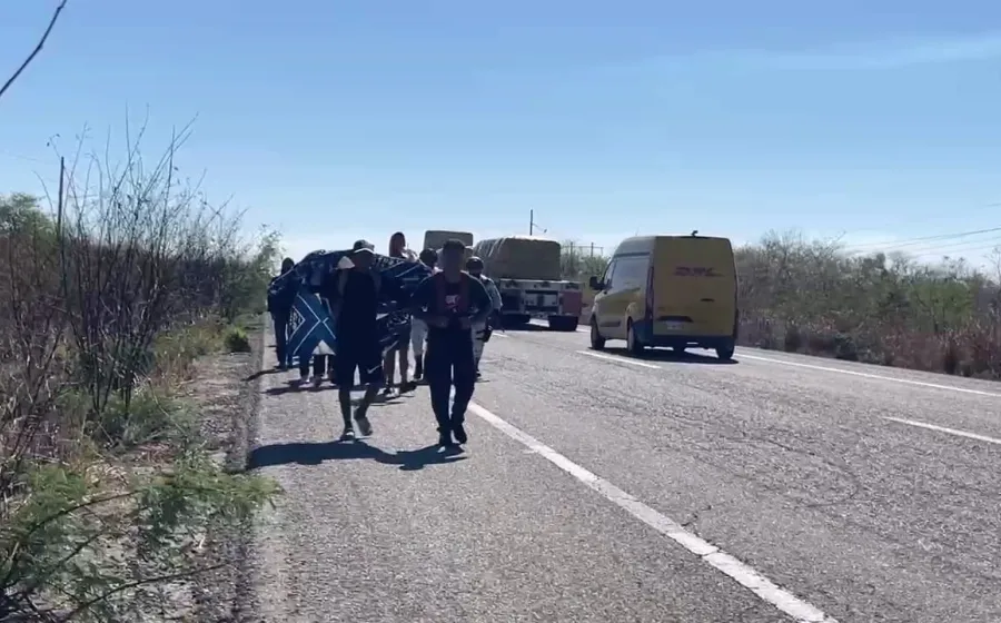 Ellos avanzan a la frontera norte del país. 