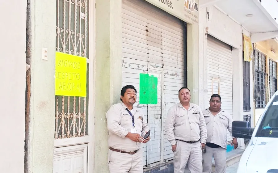 La exigencia de los trabajadores es el cese al maltrato laboral que sufren los 12 trabajadores de este sindicato.