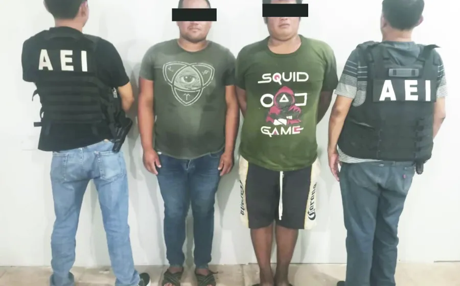 Los detenidos fueron presentados ante el Ministerio Público de Santo Domingo Zanatepec.