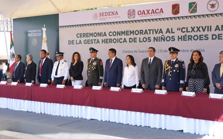 Jara izo hincapié que este acto heroico constituye un ejemplo para combatir diversas amenazas y patenta que México es un país destinado a superar retos. Foto: Cortesía.