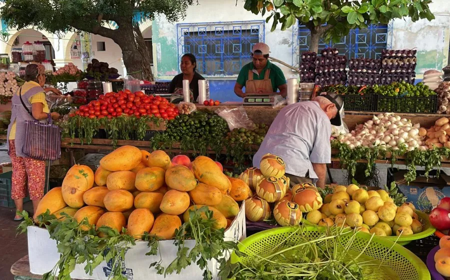 Los tianguis que se instalan en varios municipios del Istmo resulta una opción más económica para que las familias surtan su despensa.
