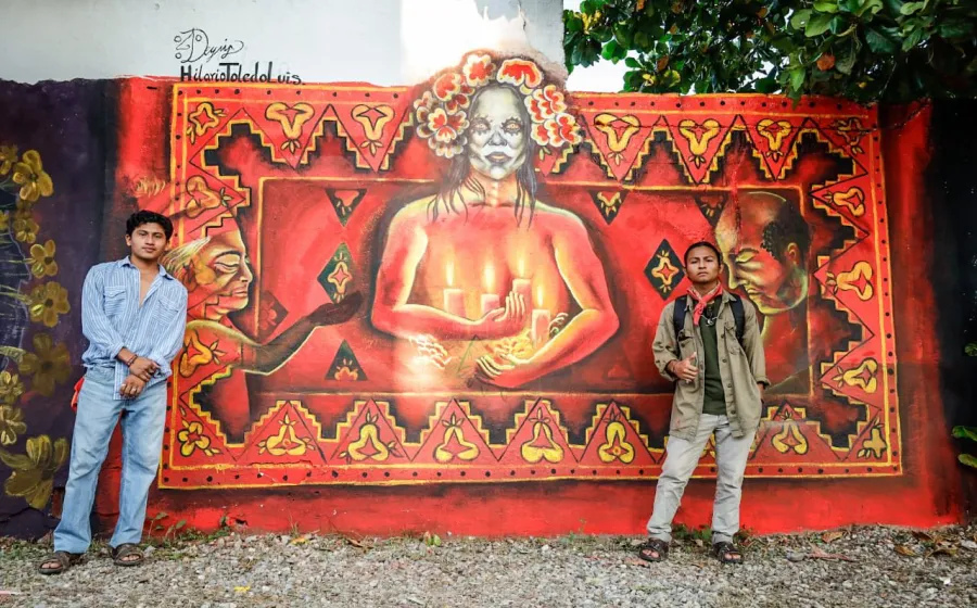 bCONCURSO DE MURALES XANDÚ EN EL PANTEÓN DE JUCHITÁN (1)