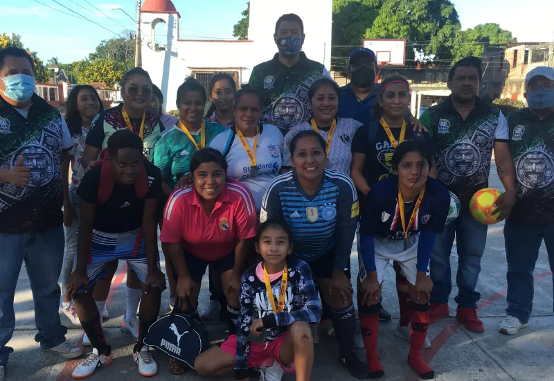 Futbolistas de Juchitán