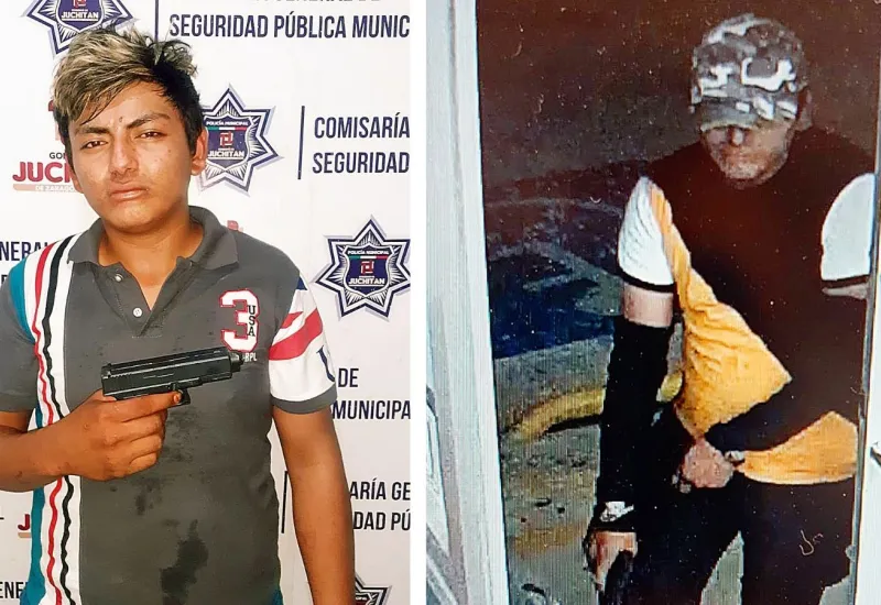 ladrón atrapado en Oxxo
