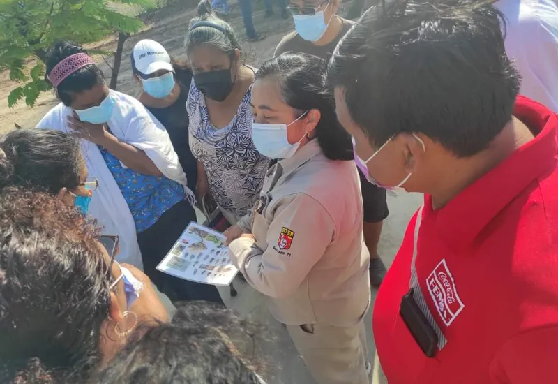 Los Servicios de Salud pusieron en marcha un operativo en 8 manzanas del municipio espinaleño.
