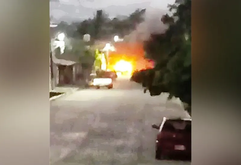 Captura del incendio