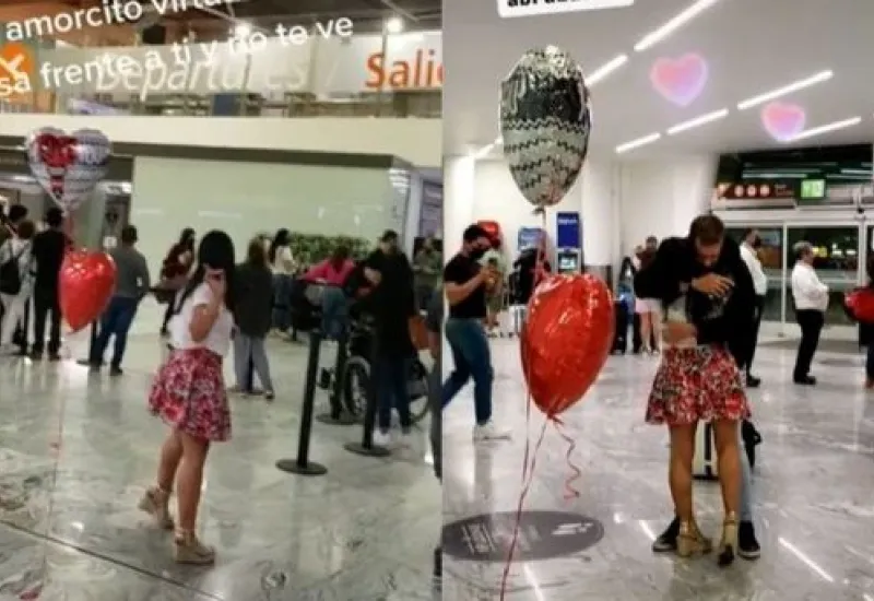 La joven conoció a su novio por Internet, pero él no la reconoció