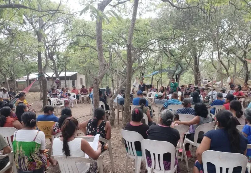 La organización Ucizoni ha encabezado algunas manifestaciones en contra del Corredor Interoceánico. FOTO: Cortesía. 