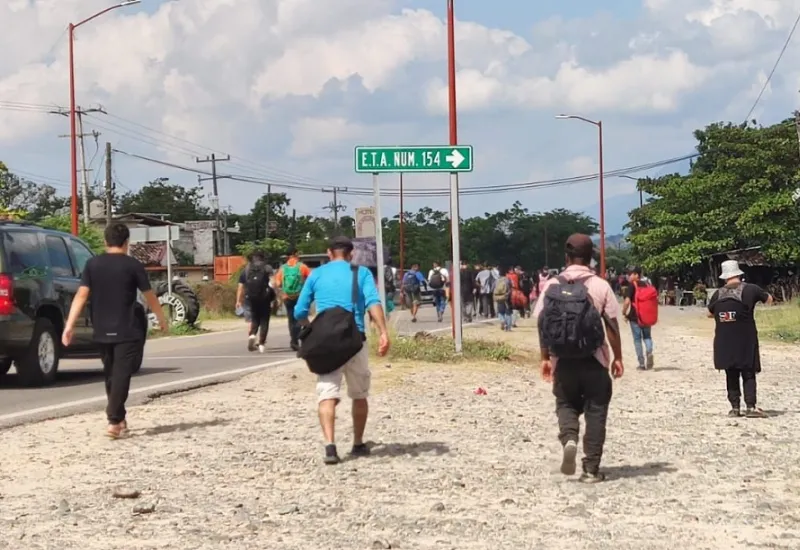 Desde hace varios meses oleadas de migrantes centroamericanos han llegado al Istmo. FOTO: Cortesía.