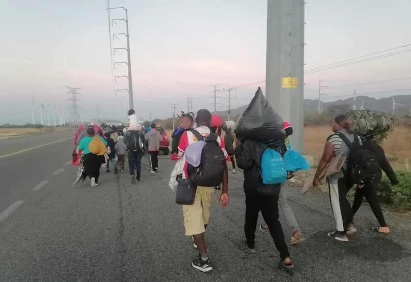 Desde hace por lo menos un año ha aumentado el flujo de migrantes venezolanos por el Istmo de Tehuantepec.