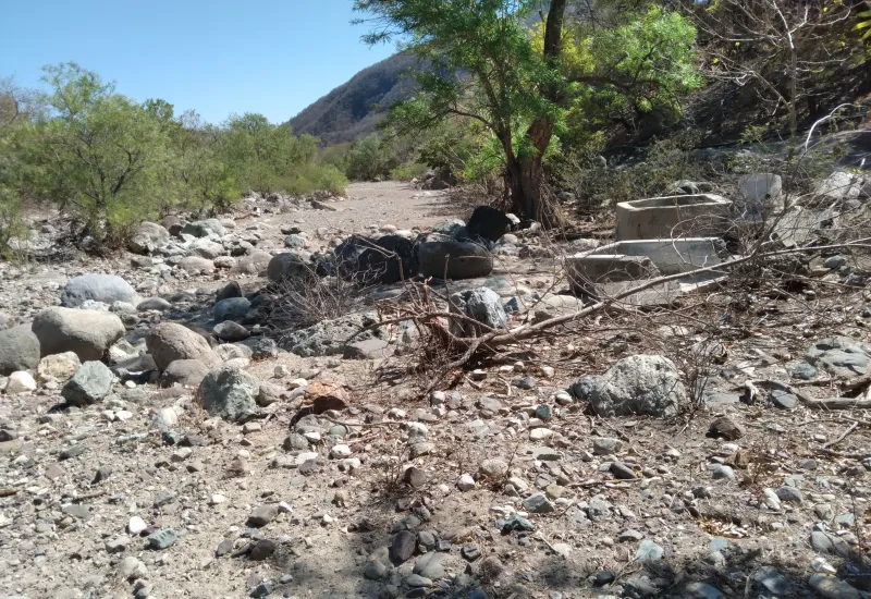Ríos y arroyos agonizan en poblaciones de Tehuantepec.