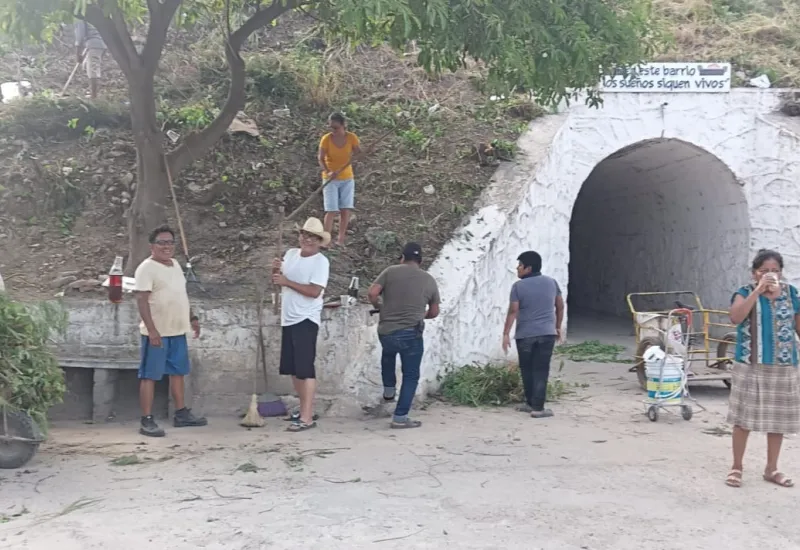 Los vecinos se organizaron porque el lugar estaba siendo utilizado como tiradero.