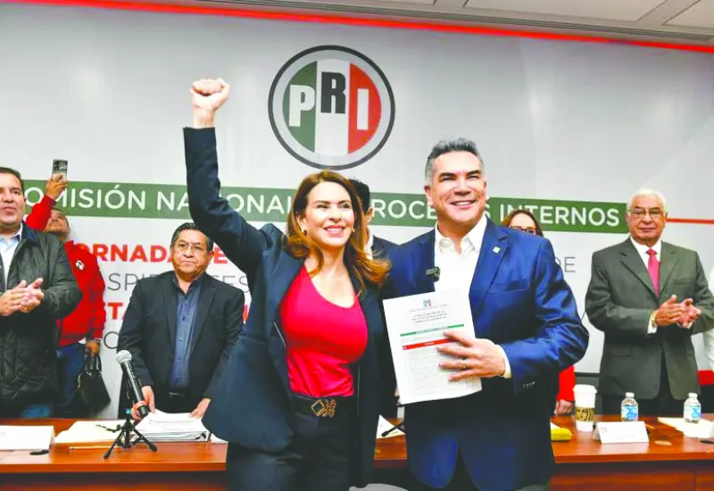 'Alito' Moreno será líder nacional del PRI en fórmula con Carolina Viggiano. Foto: Agencias