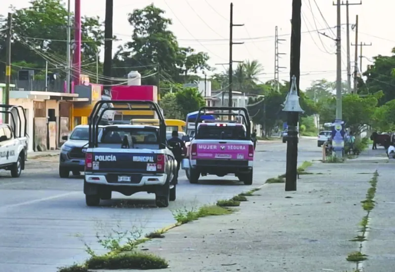 En el sitio, elementos policiacos encontraron varios casquillos percutidos.