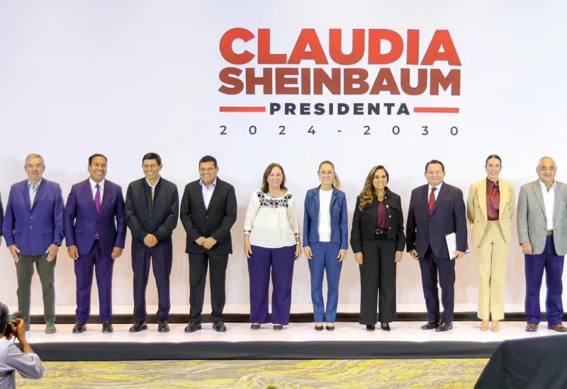 Claudia Sheinbaum celebró que en la actualidad la transición entre gobiernos se ha realizado en un ambiente de compañerismo y amistad