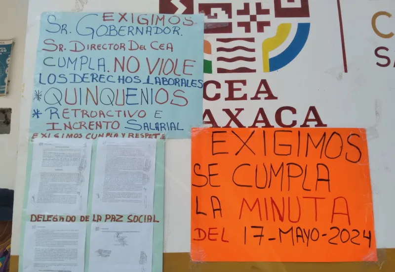 El paro de labores cumplió una semana y contando.