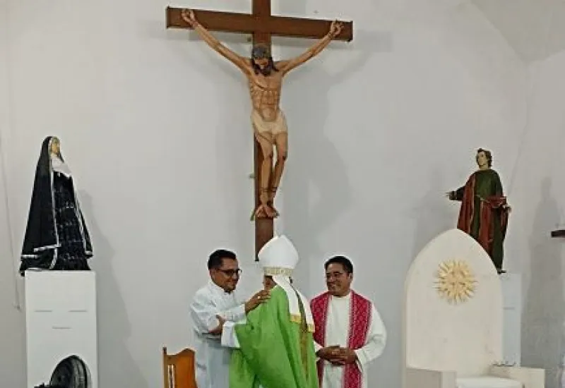 El Obispo fue quien encabezó las ceremonias. 