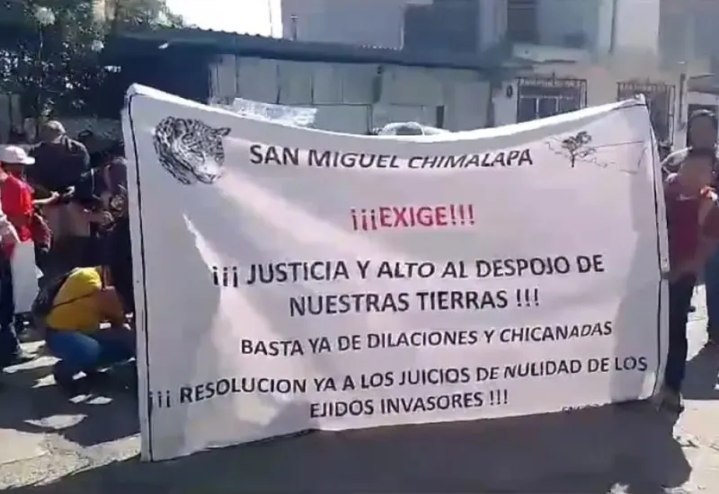 Los comuneros chimas también mantienen una disputa con Niltepec y Zanatepec.