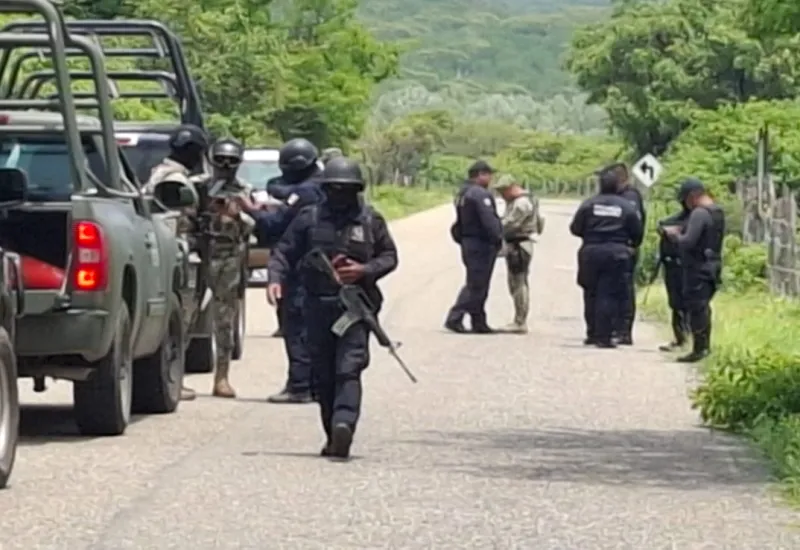 El área del hallazgo fue acordonada por policías municipales.