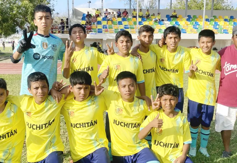Deportivo Juchitán es uno de los líderes de la categoría sub 13.